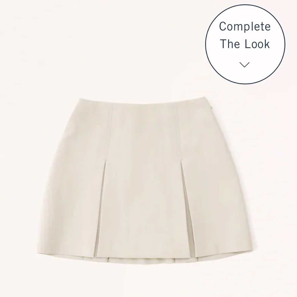 Abercrombie menswear pleated mini skort